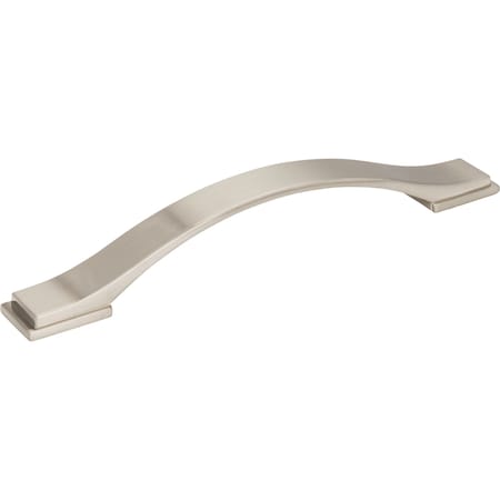 Jeffrey Alexander 160 mm Center-to-Center Satin Nickel Strap Mirada Cabinet Pull 80152-160SN